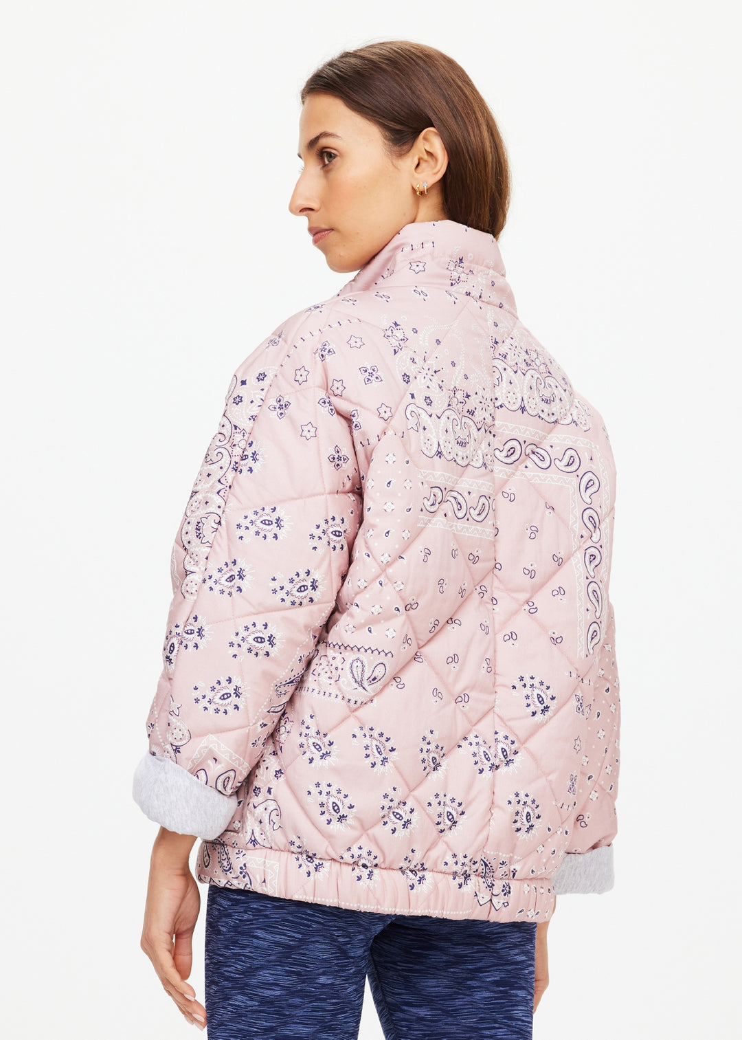 The Upside - Mascada Quilted Nicola Jacket - Paisley