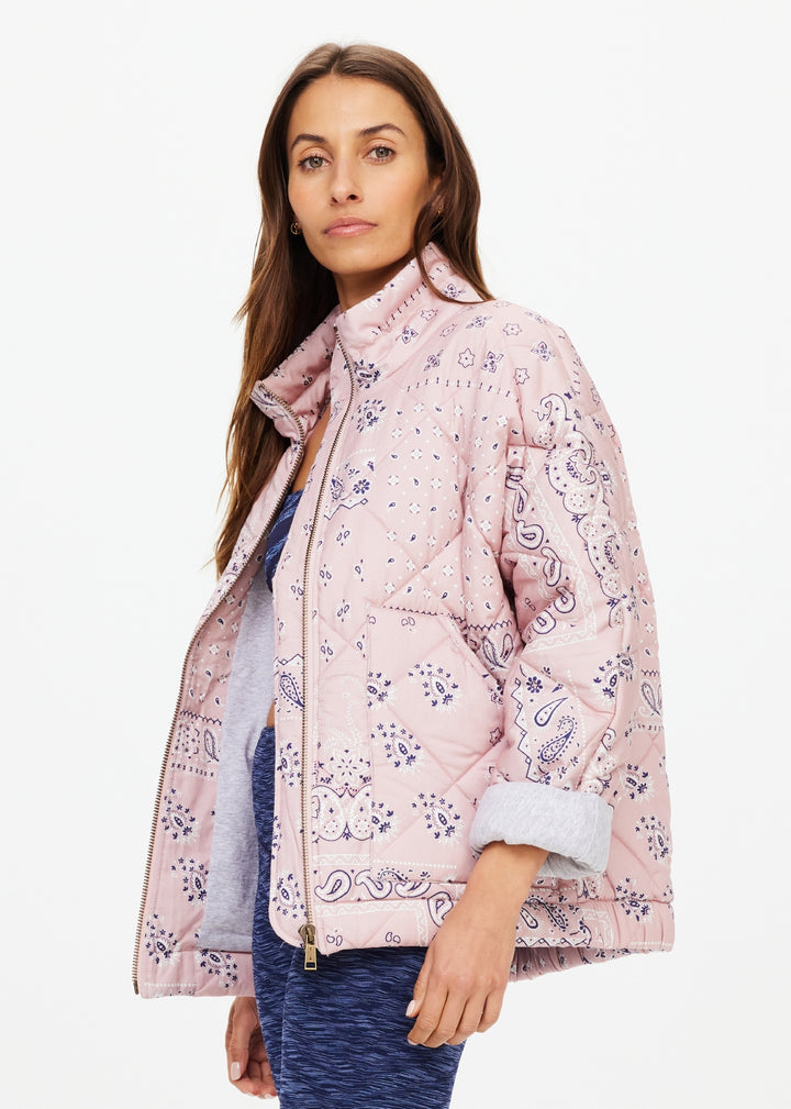 The Upside - Mascada Quilted Nicola Jacket - Paisley