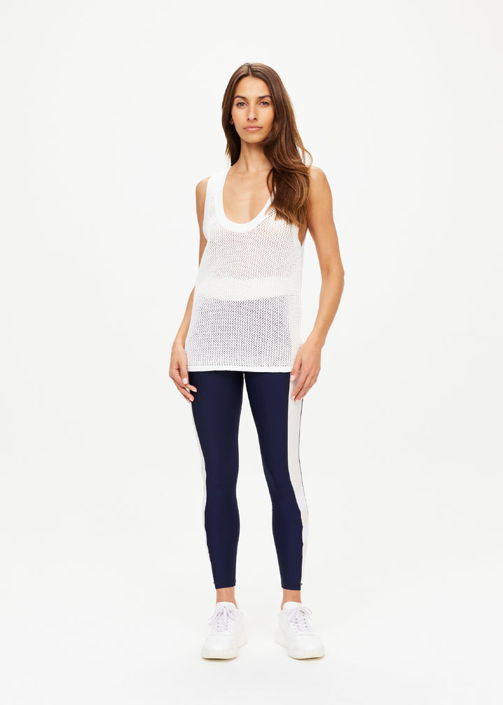 The Upside - Fenway Wales Knit Tank - Creme