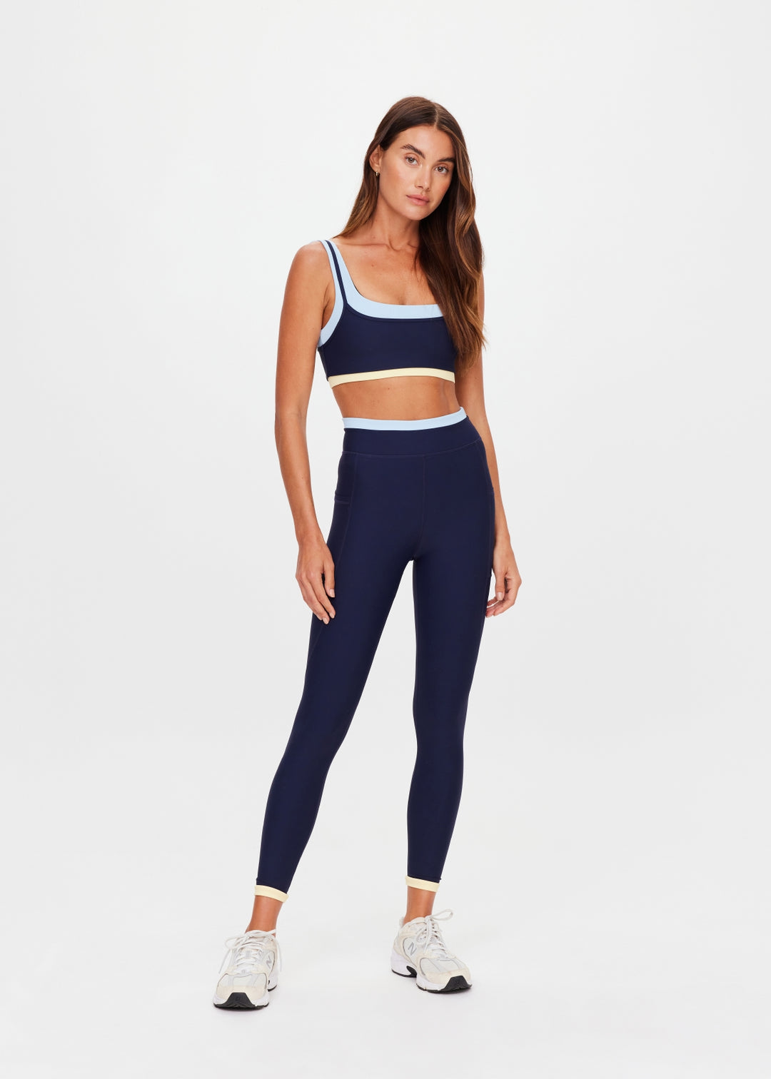 The Upside Hermosa 25IN Pocket Midi Pant Navy