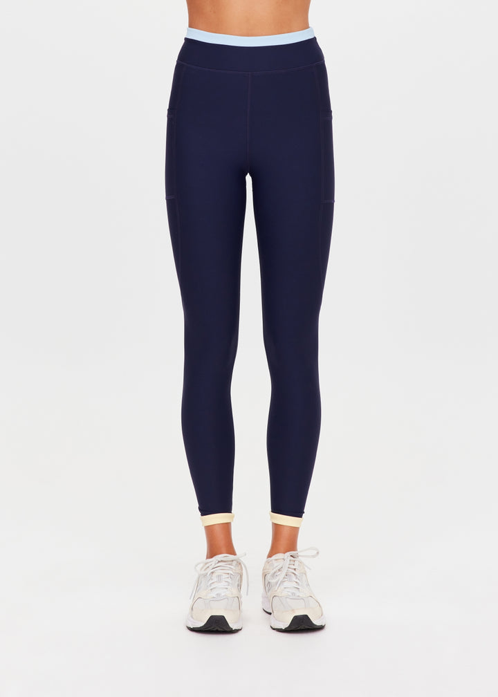 The Upside Hermosa 25IN Pocket Midi Pant Navy