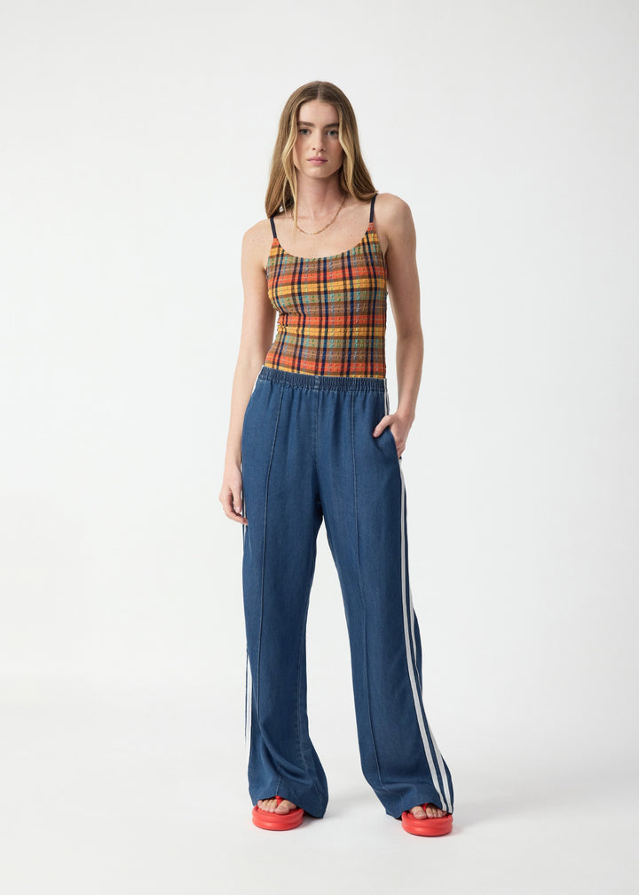 The Upside Lykke Marnie Wide Leg Pant Blue
