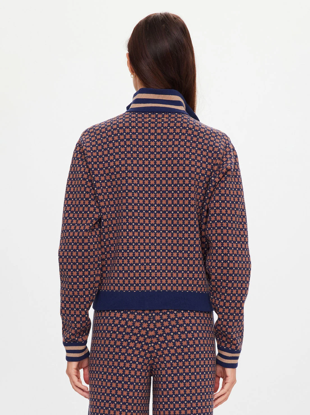 The Upside Lumiere Margot Knit Jacket Geo