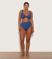 Hunza G Jamie Bikini Metallic Denim