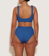 Hunza G Jamie Bikini Metallic Denim
