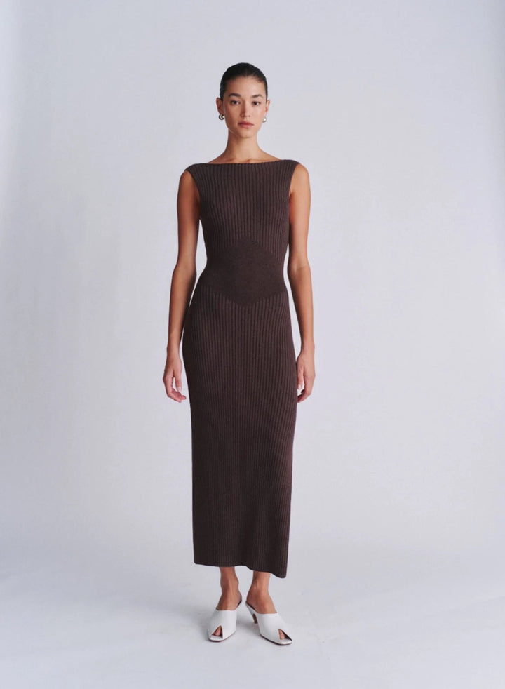 Anna Quan - Dakota Dress - Carob