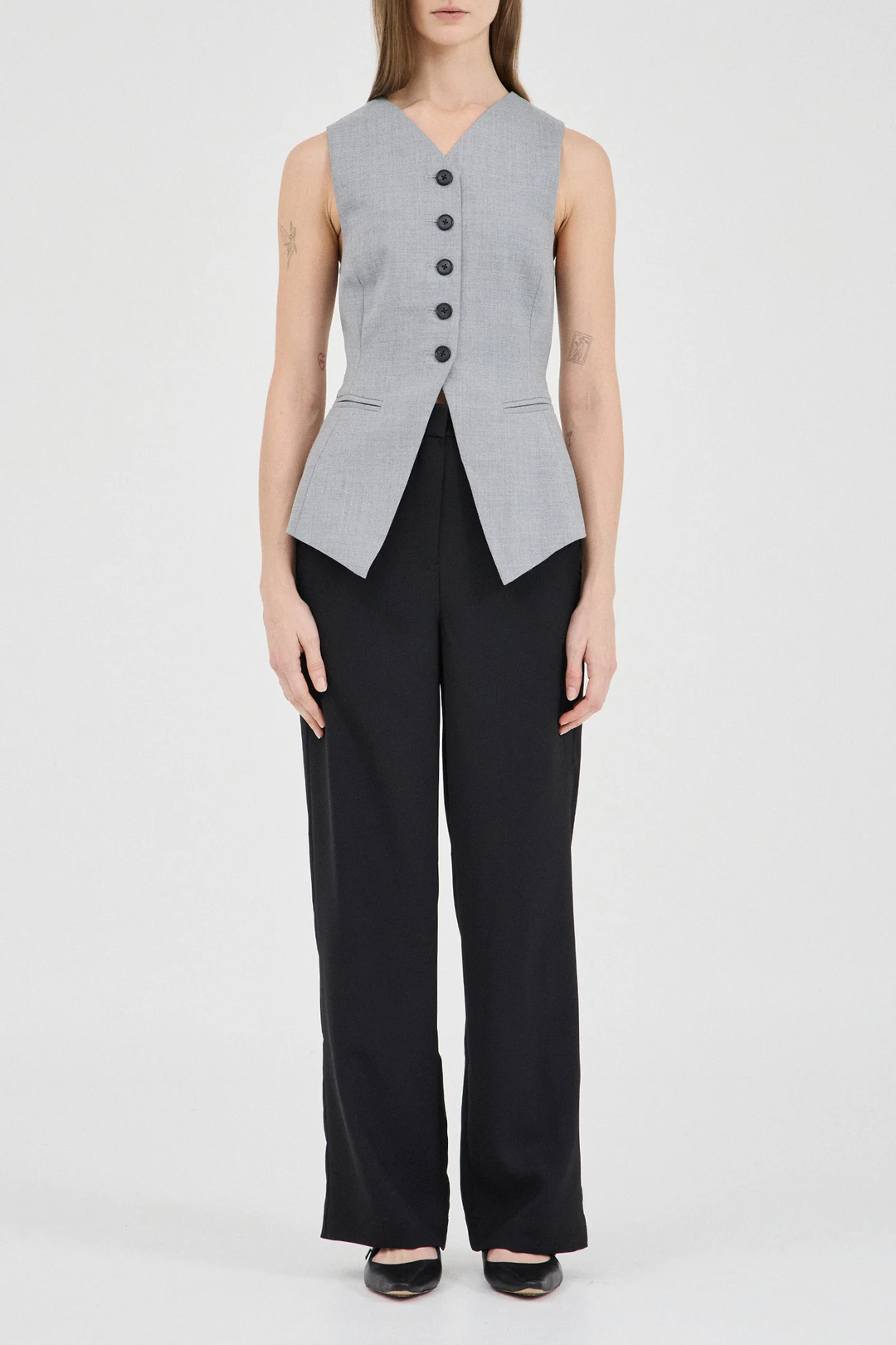 Friend Of Audrey - The Grey Marle Vest Top