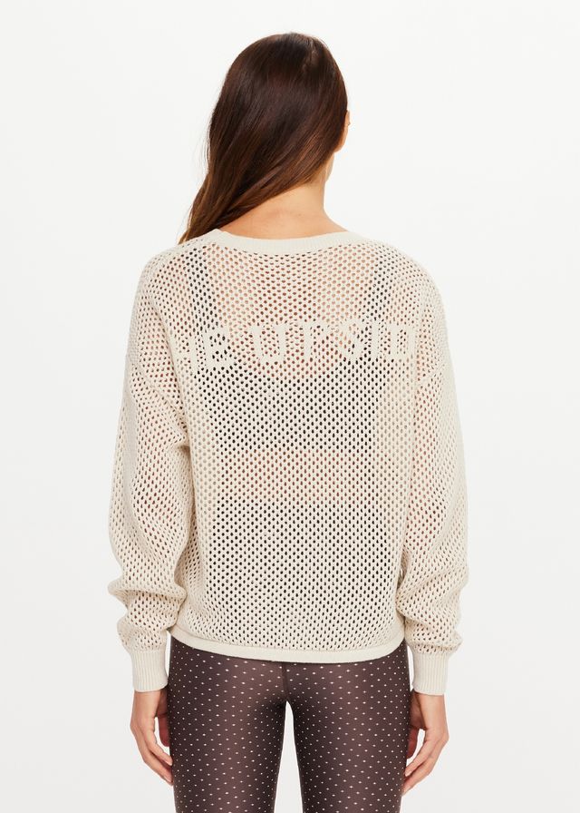 The Upside Sebastian Knit Crew Cream