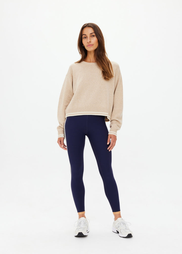 The Upside - Xanthe Crew Neck Wool Sweater - Sand