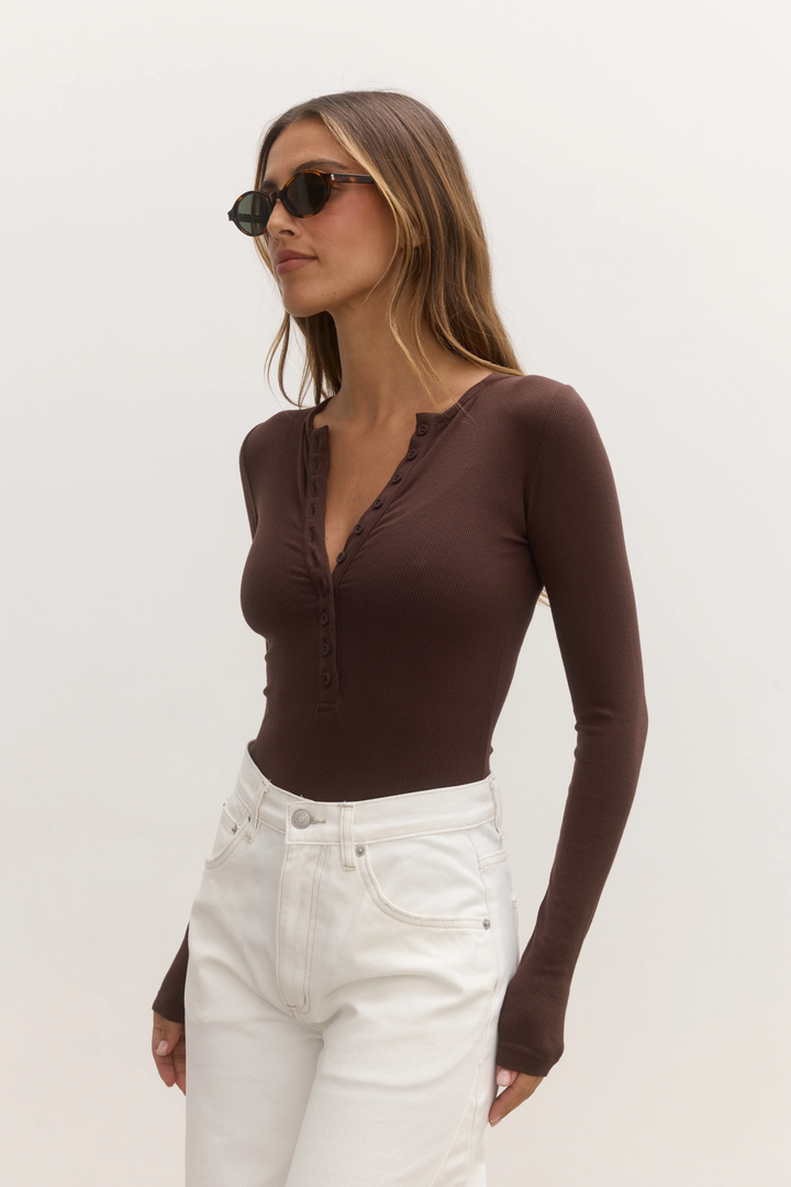 Bayse - Lara Bodysuit - Chocolate
