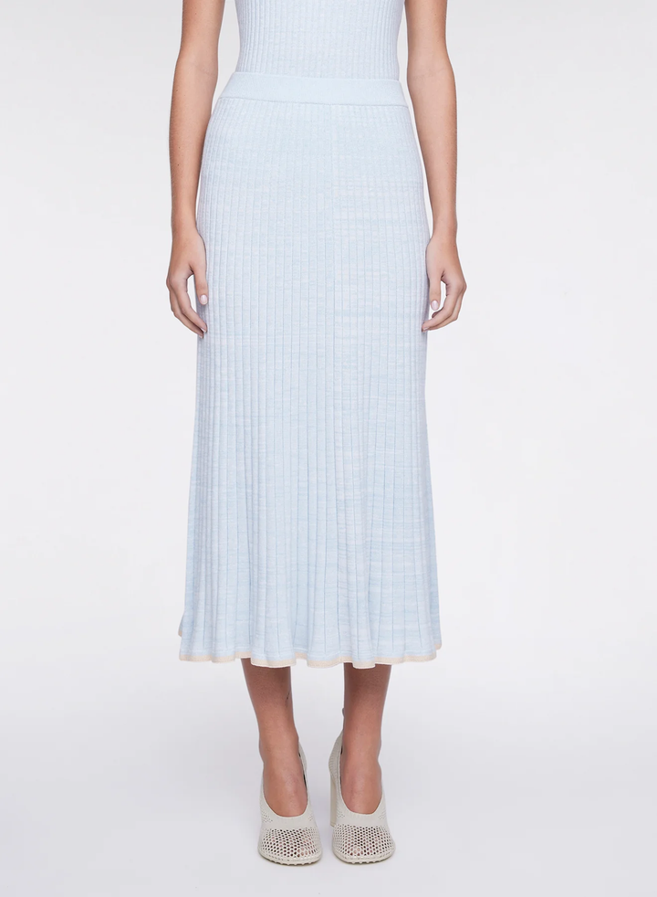 Anna Quan - Felecia Skirt - Polar/Malt Trim