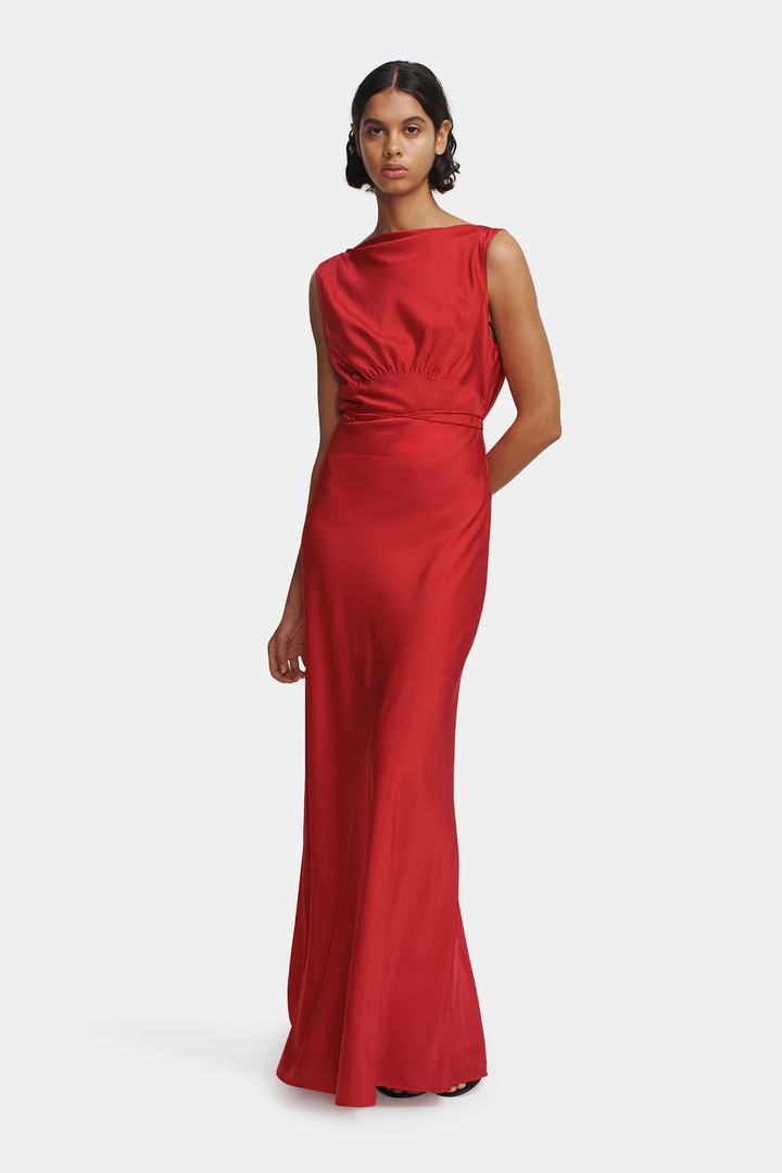 Hansen & Gretel - Clara Maxi Dress - Samba Red