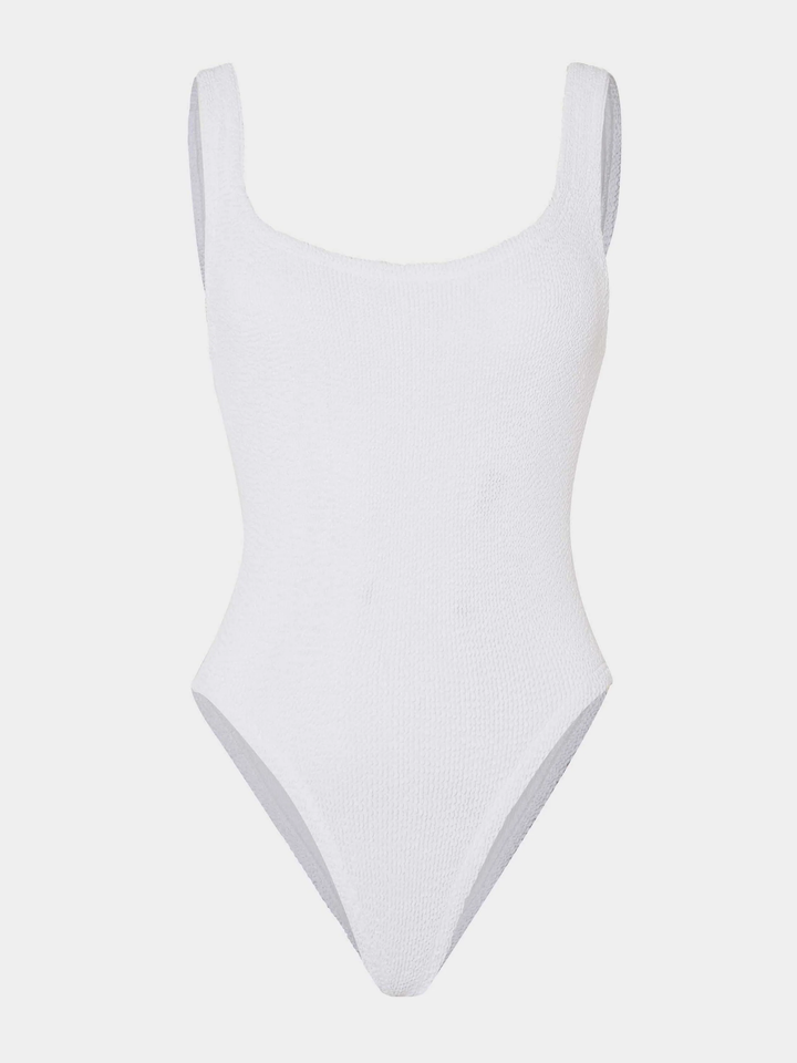 Hunza G Square Neck Swim White