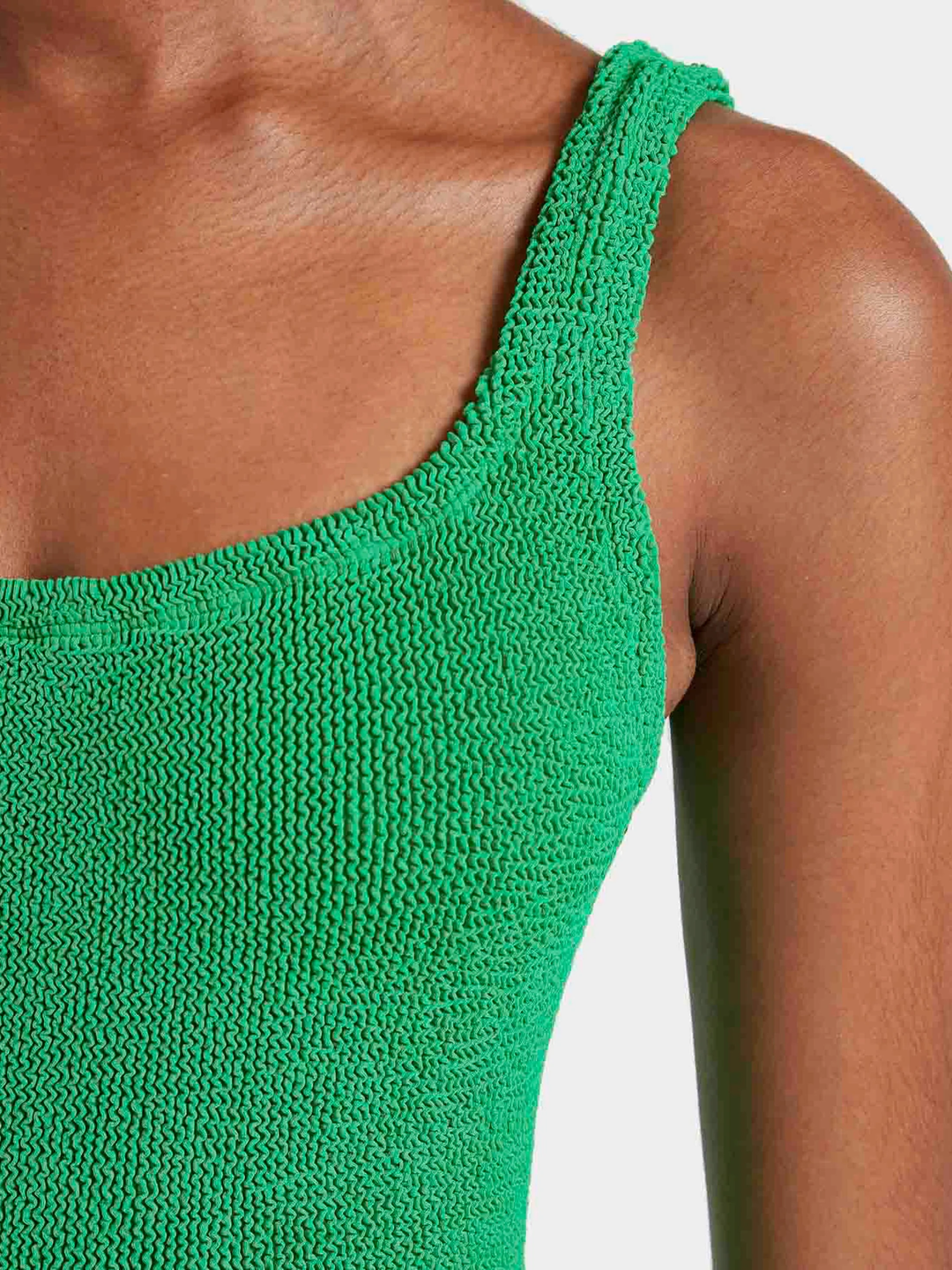 Hunza G Square Neck Swim Emerald
