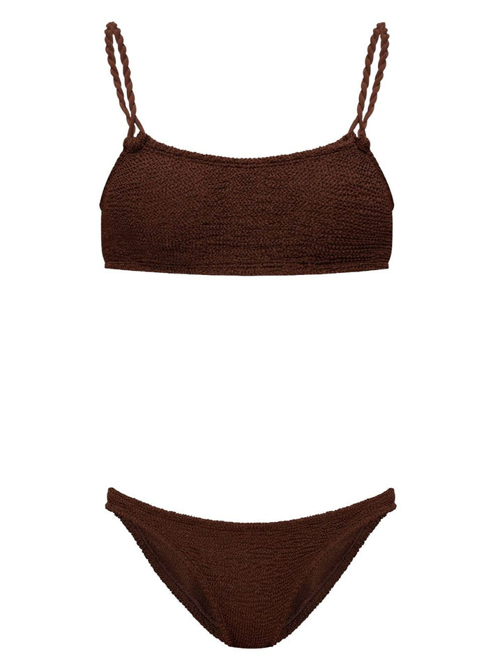 Hunza G - Phoebe Bikini - Metallic Chocolate