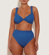Hunza G Jamie Bikini Metallic Denim