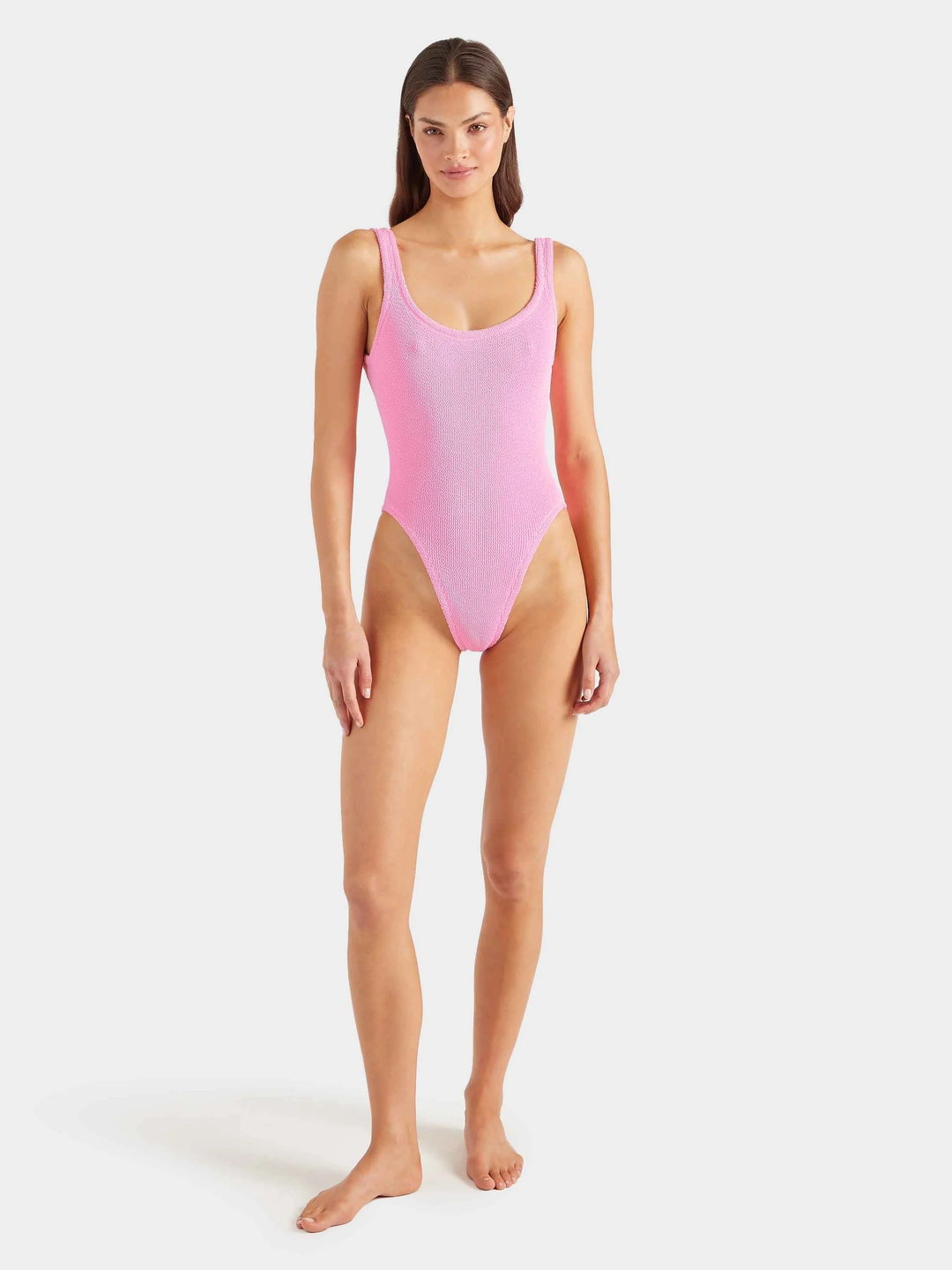 Hunza G Square Neck Swim Bubblegum