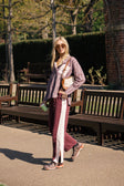 Araminta James - Saint Germain Knit Pant - Red Wine