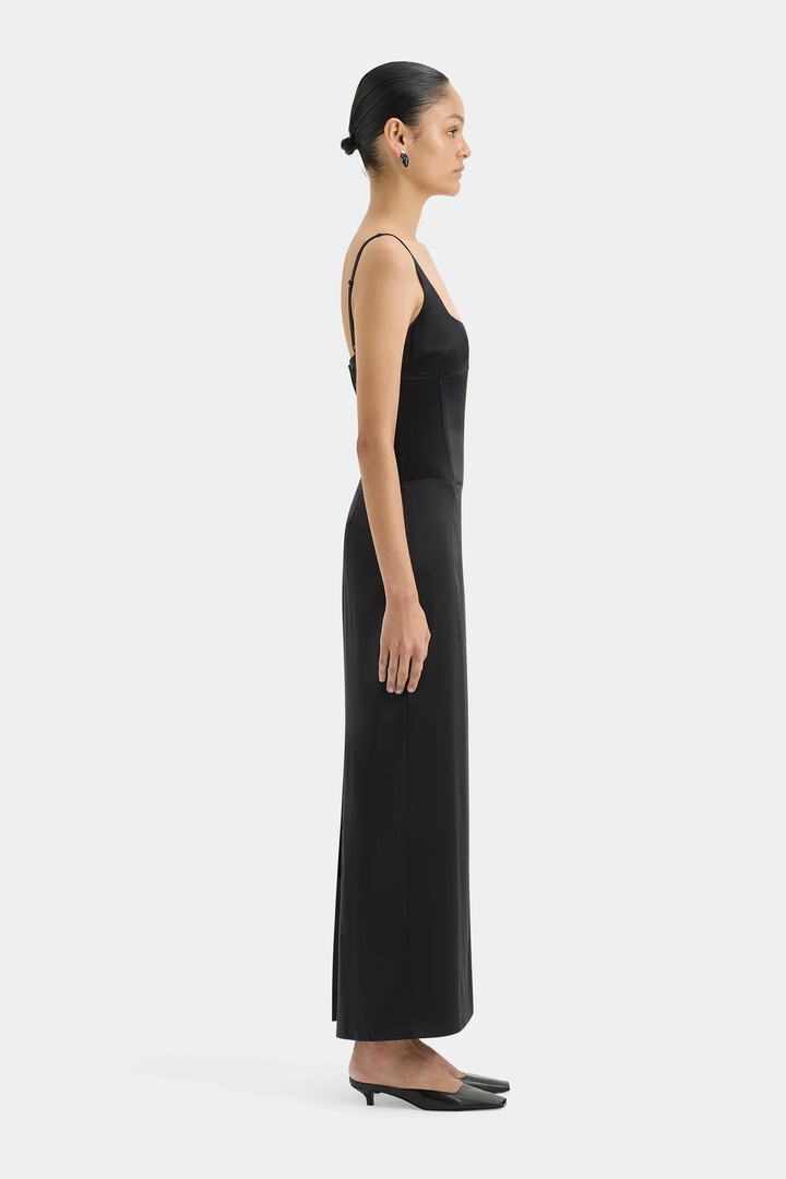 Sir - Sonora Evening Midi Dress - Black