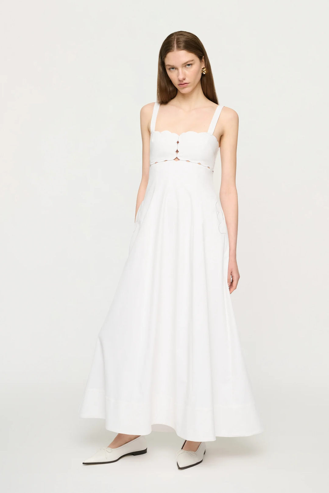 Clea - Paola Maxi Dress - White