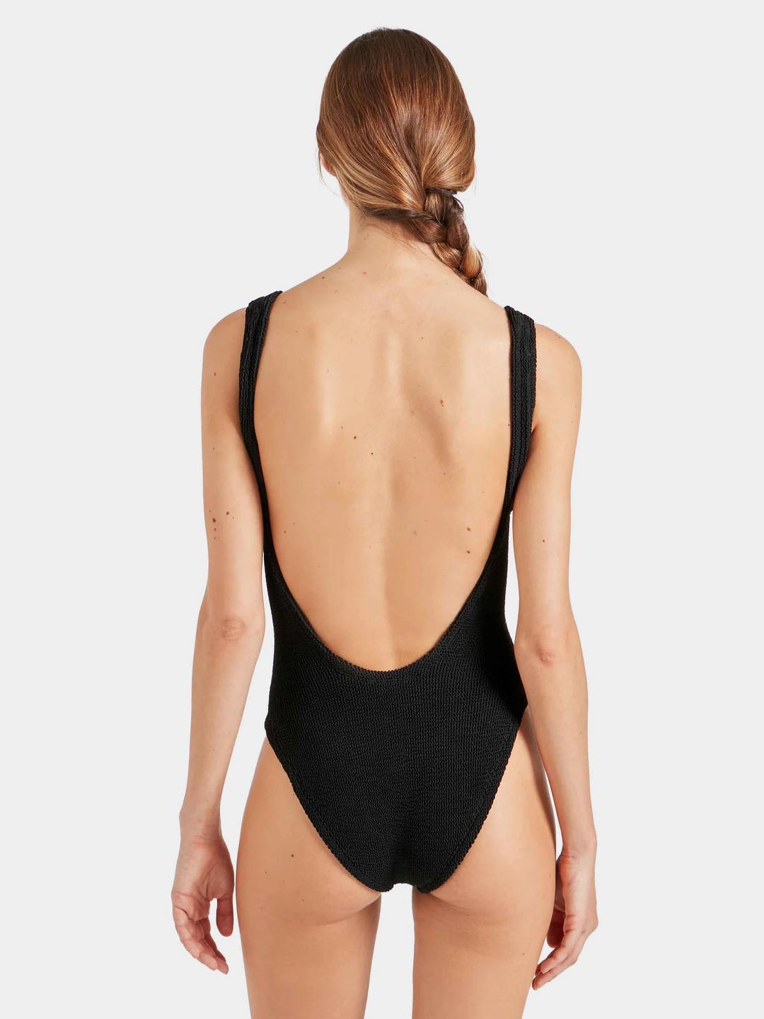 Hunza G Square Neck Swim Black