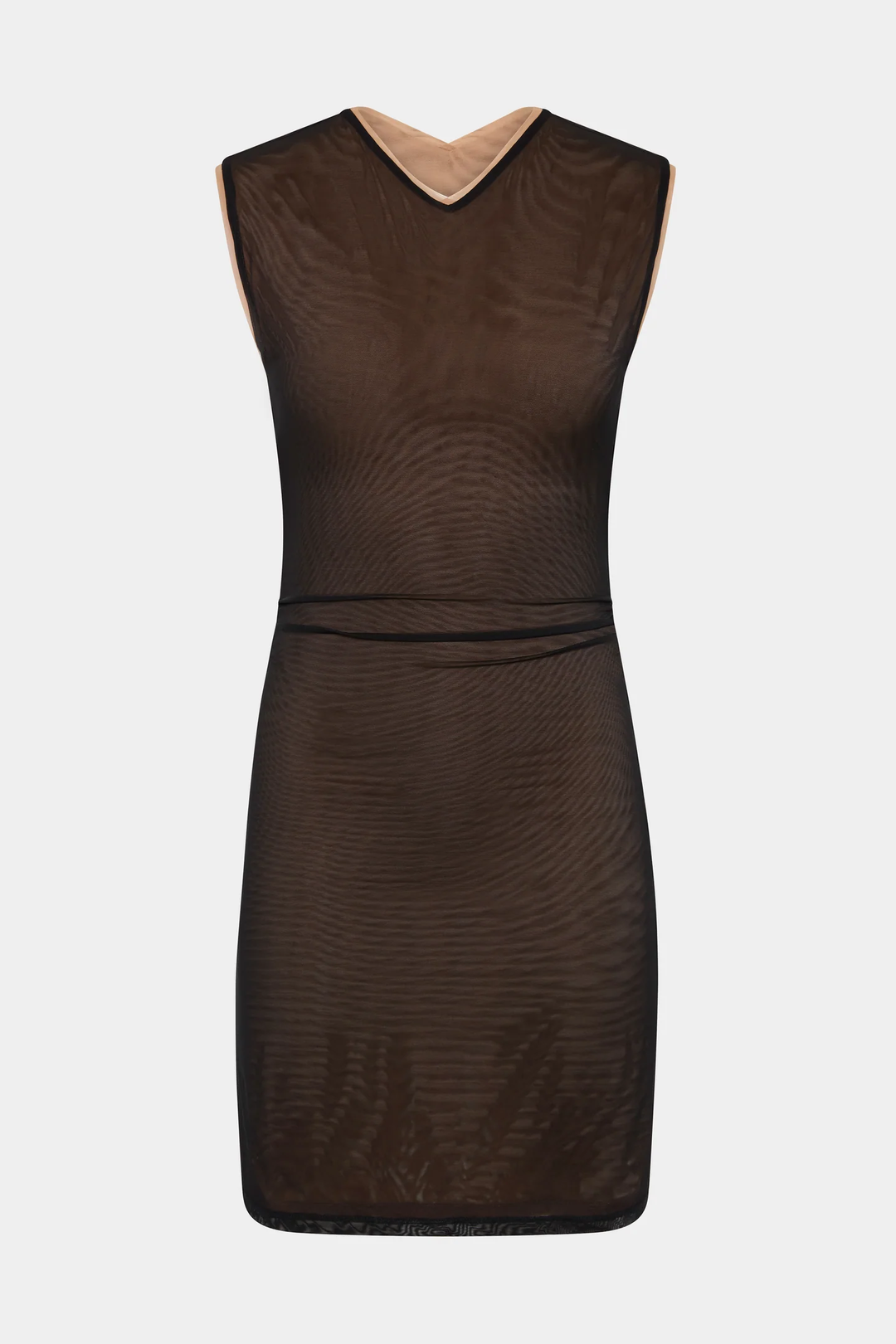 Sir - Delta Overlay Dress - Sepia