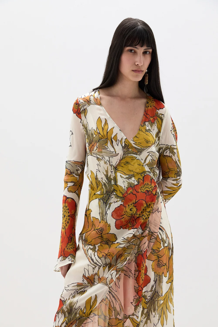 Sir The Label Estella Wrap Maxi Dress