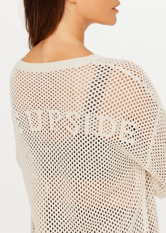 The Upside Sebastian Knit Crew Cream