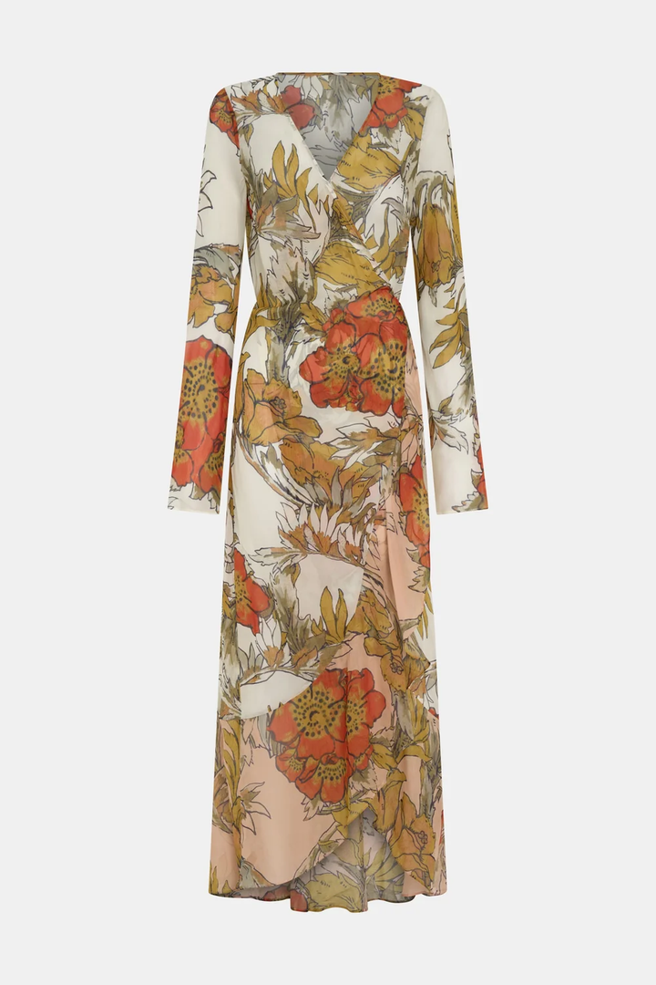 Sir The Label Estella Wrap Maxi Dress