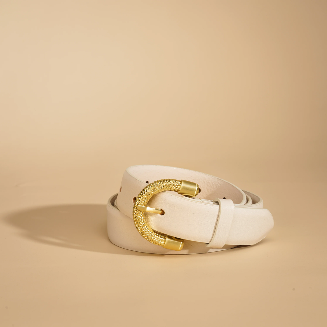 Sancia - The Lilla Belt - Ecru