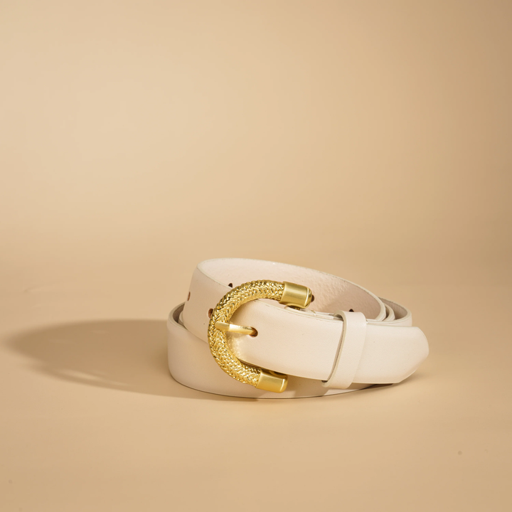 Sancia - The Lilla Belt - Ecru