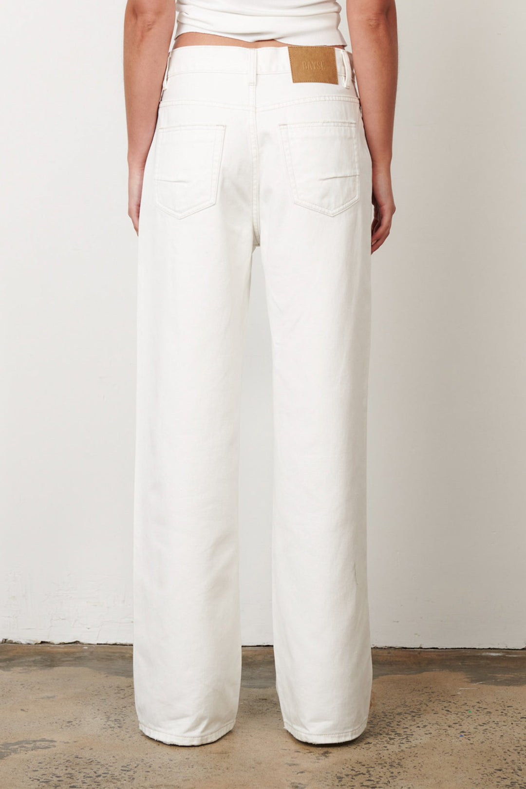 Bayse - Perry Denim Jeans - Geisha White