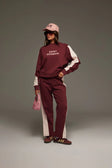 Araminta James - Saint Germain Knit Pant - Red Wine