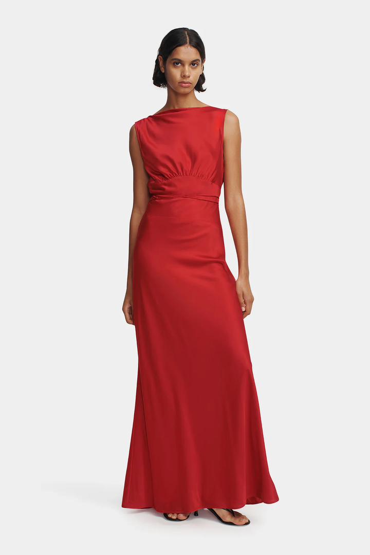 Hansen & Gretel - Clara Maxi Dress - Samba Red