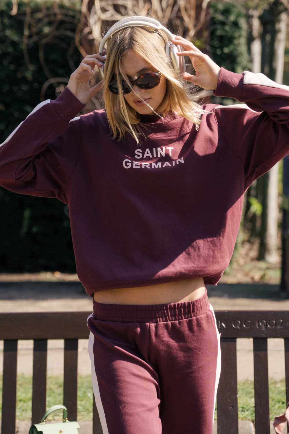 Araminta James - Saint Germain Knit Sweatshirt - Red Wine