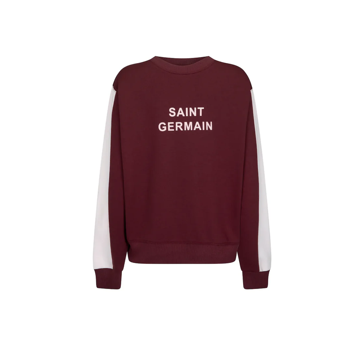 Araminta James - Saint Germain Knit Sweatshirt - Red Wine