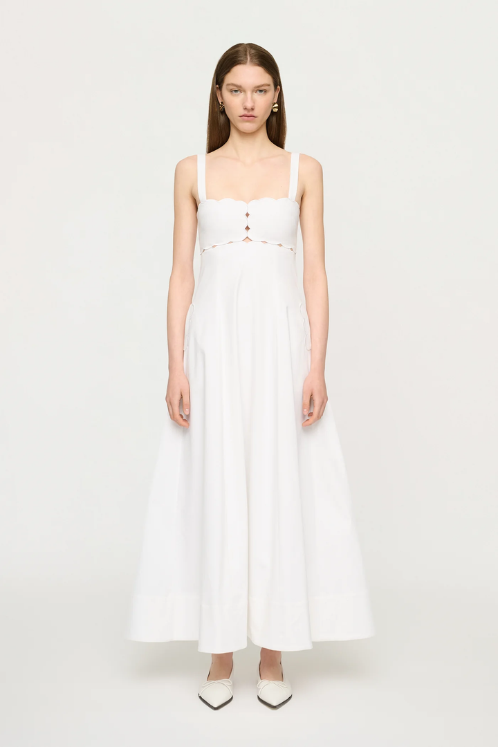 Clea - Paola Maxi Dress - White