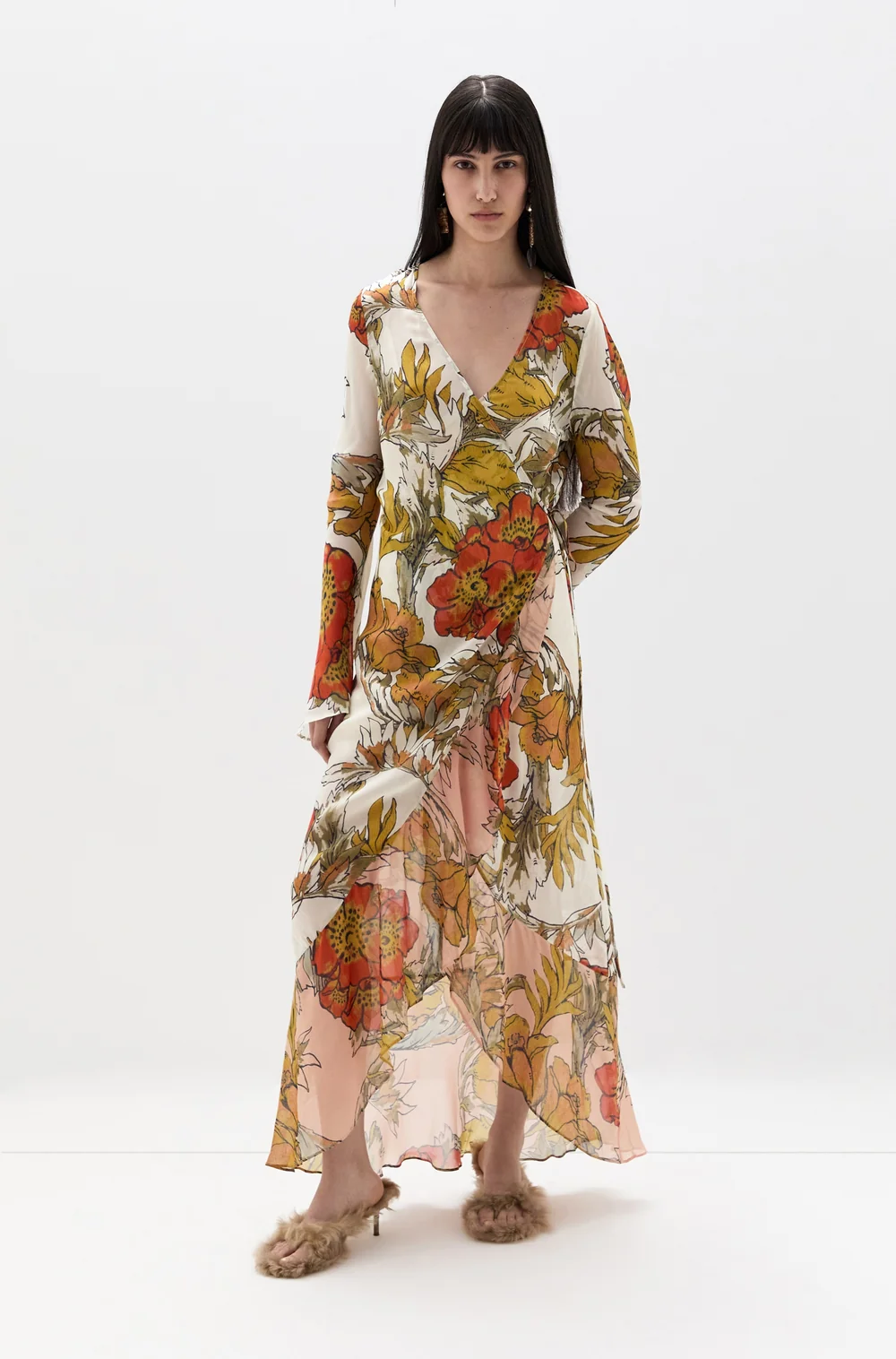 Sir The Label Estella Wrap Maxi Dress