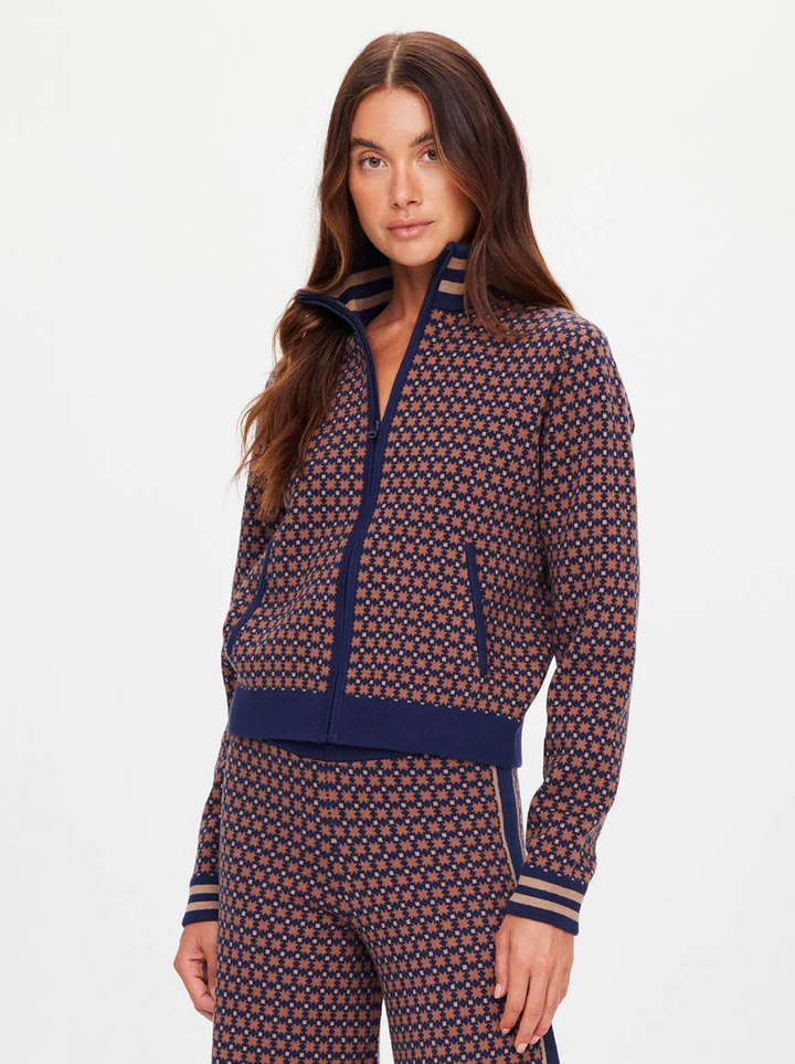 The Upside Lumiere Margot Knit Jacket Geo