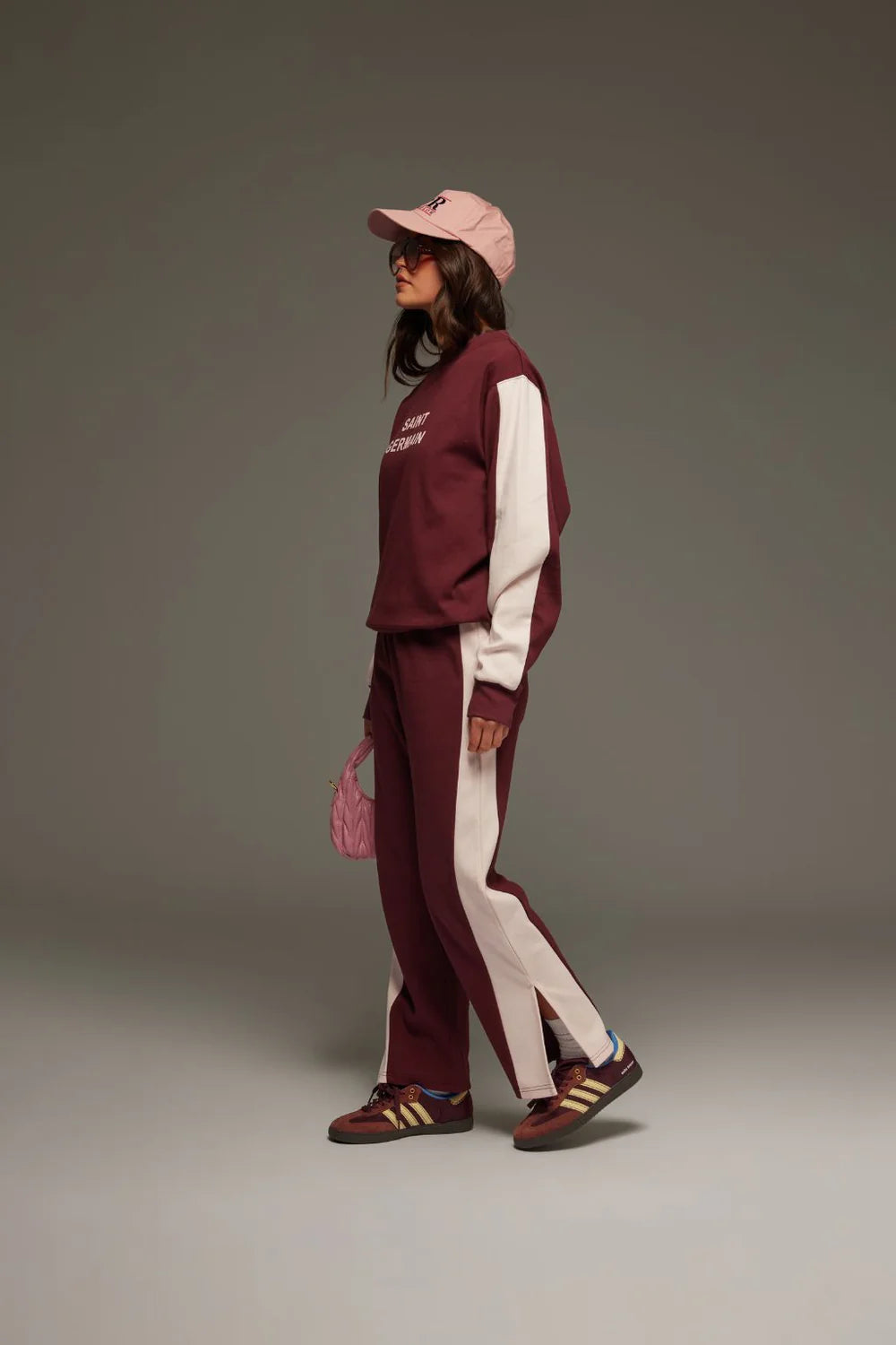 Araminta James - Saint Germain Knit Sweatshirt - Red Wine