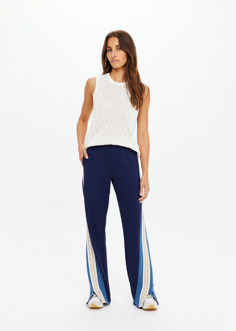 The Upside Petra Flare Navy