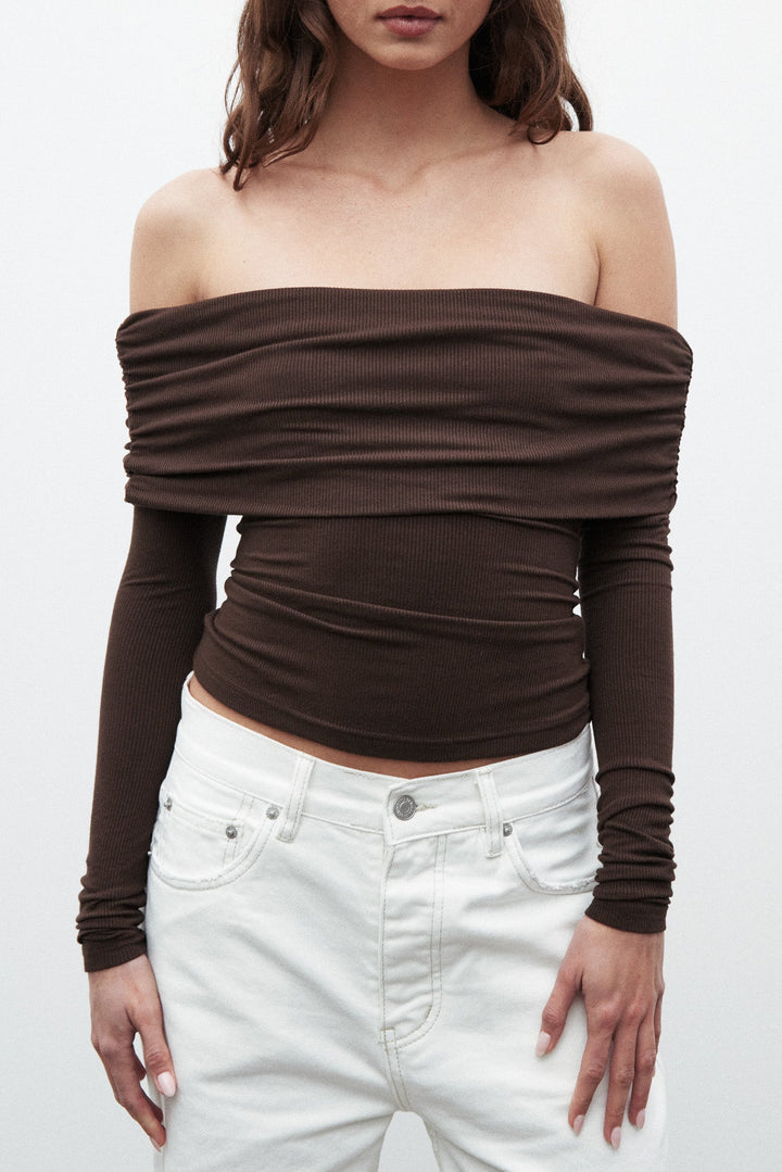 Bayse - Alessandra Top - Chocolate