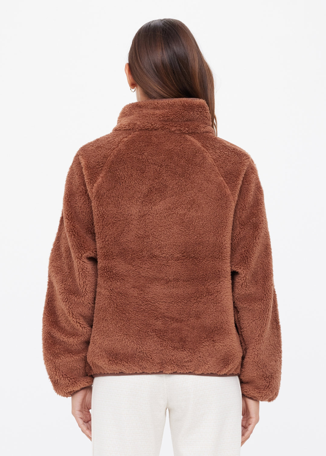 The Upside - Harlow Fleece Pullover - Walnut
