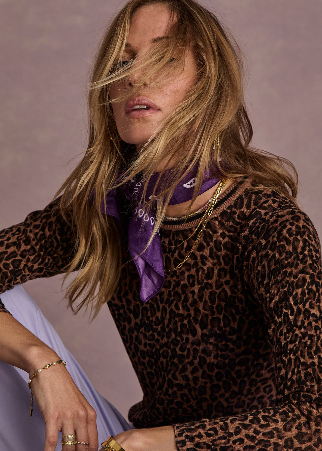 The Upside - Ludlow Ada Long Sleeve Knit - Leopard